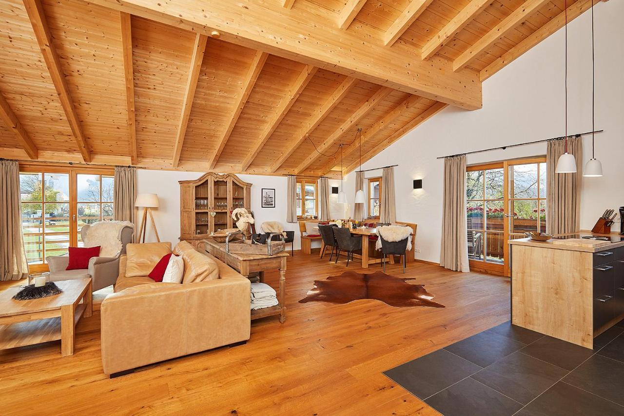 Landhauswohnung Dosbach Reit im Winkl Exteriér fotografie